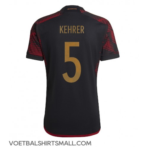 Duitsland Thilo Kehrer #5 Voetbalkleding Uitshirt WK 2022 Korte Mouwen